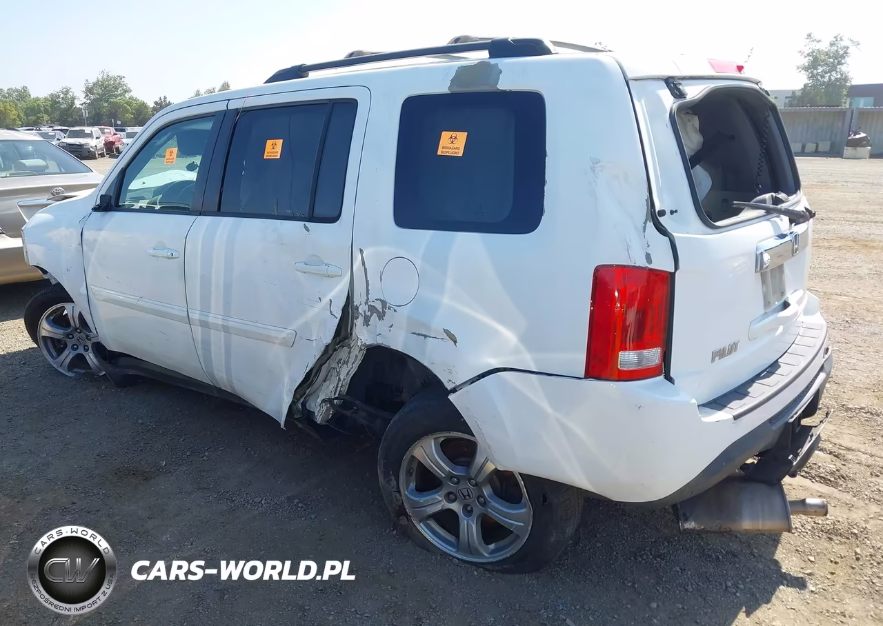 2013 Honda Pilot Ex-L VIN:5FNYF3H59DB032505 - 3