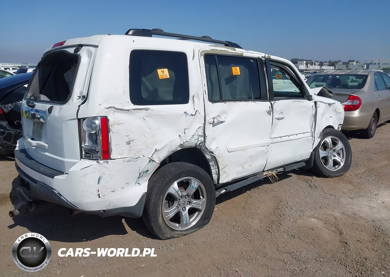 2013 Honda Pilot Ex-L VIN:5FNYF3H59DB032505 - 4