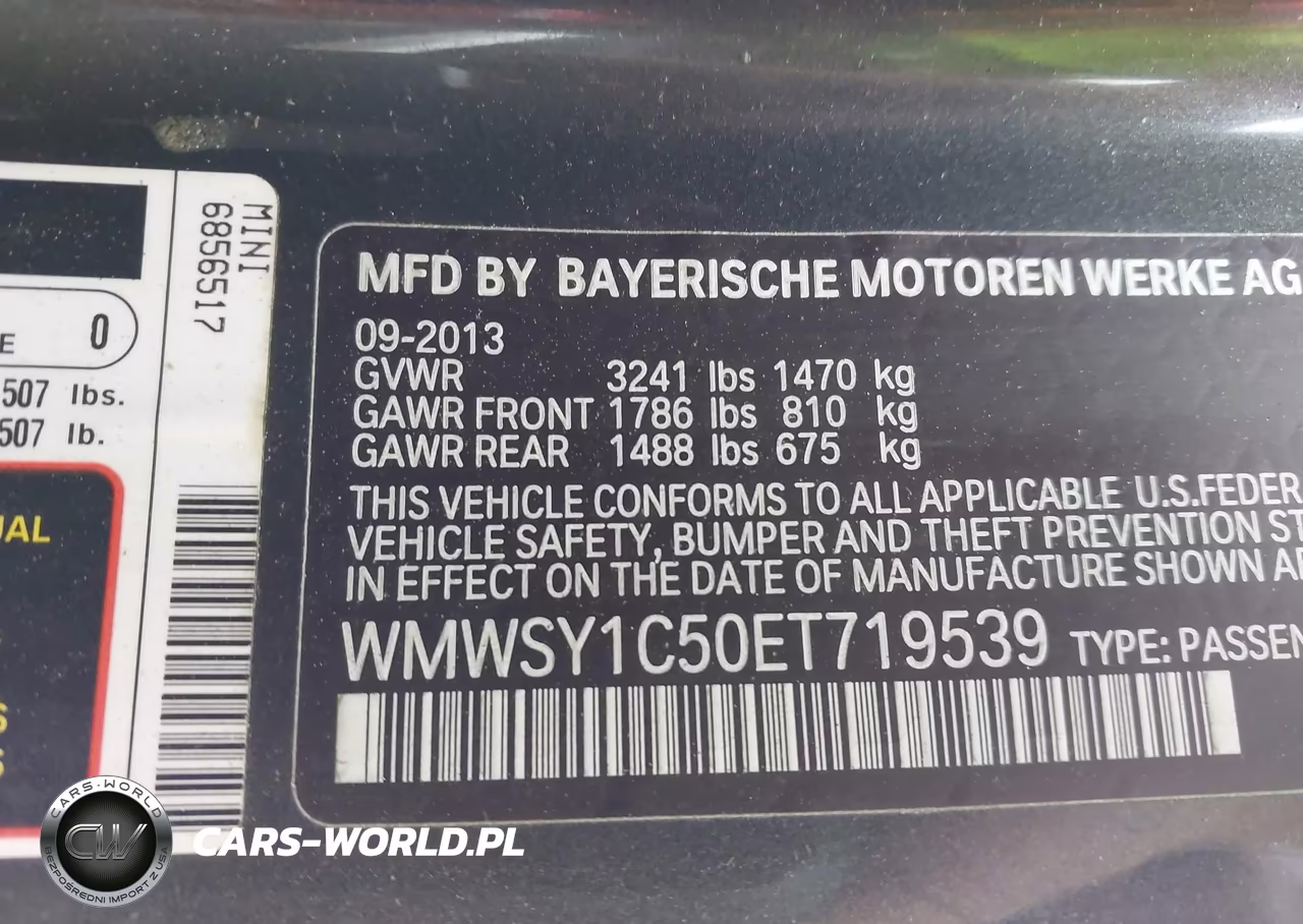 2014 Mini Roadster Cooper VIN:WMWSY1C50ET719539 - 9