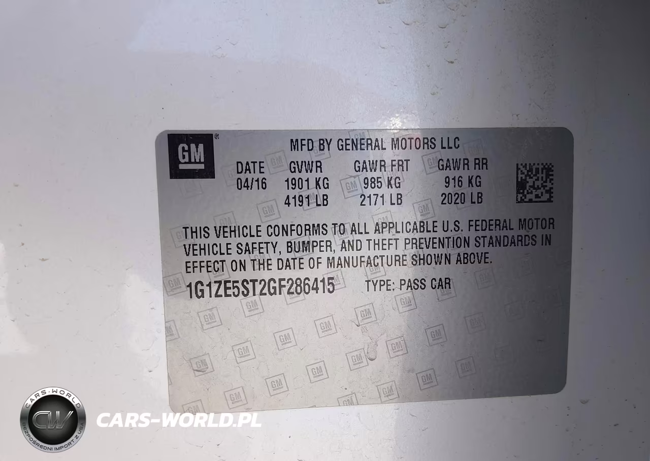 2016 Chevrolet Malibu 1Lt VIN:1G1ZE5ST2GF286415 - 9