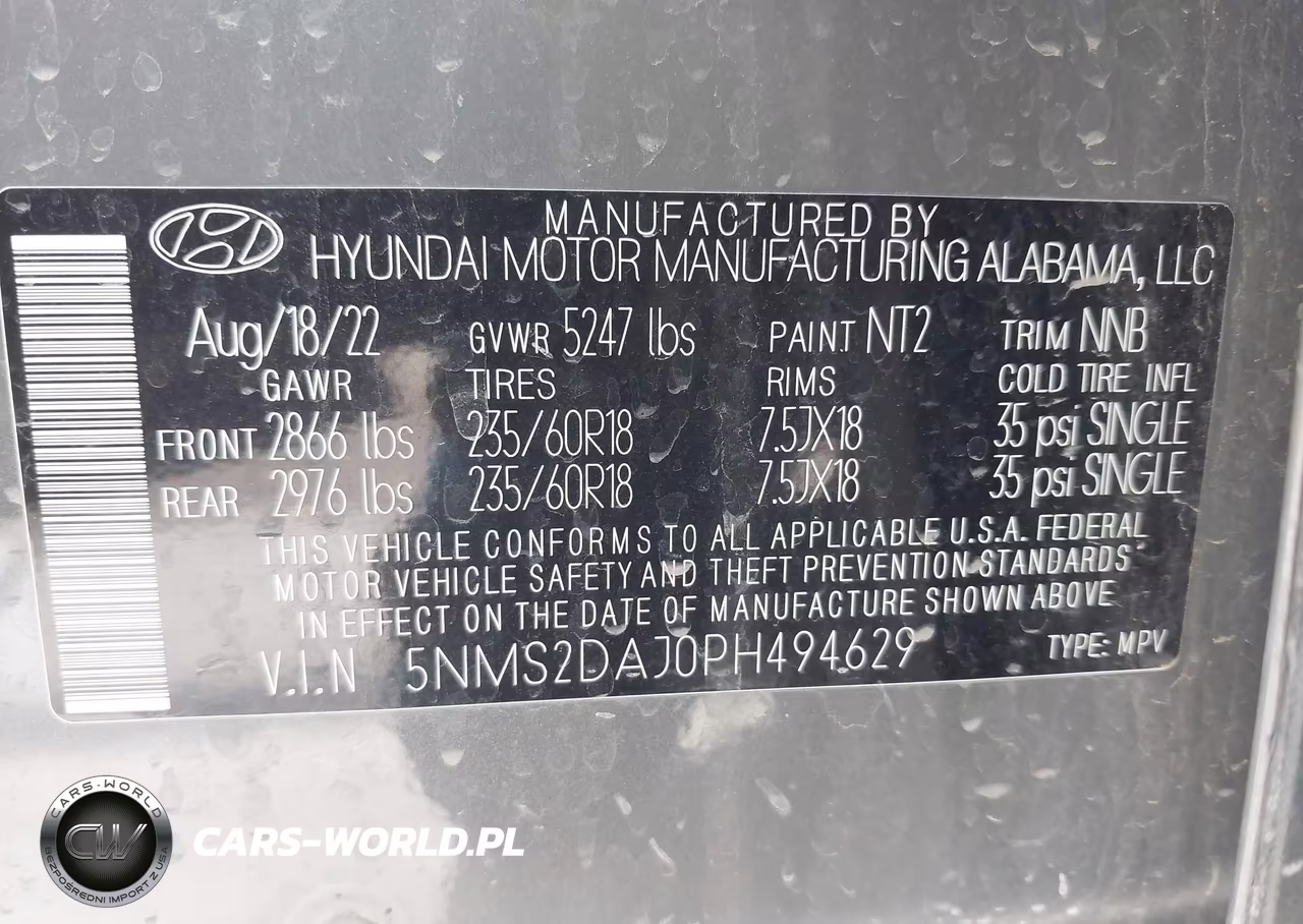 2023 Hyundai Santa Fe Sel VIN:5NMS2DAJ0PH494629 - 9
