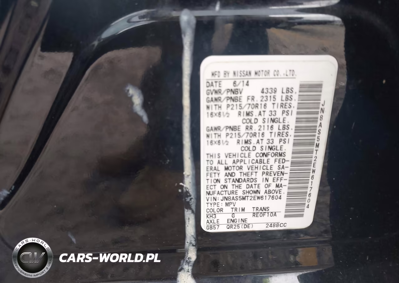 2014 Nissan Rogue Select S VIN:JN8AS5MT2EW617604 - 9