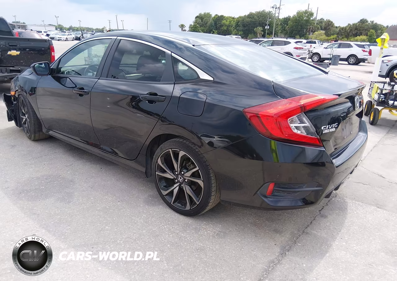 2019 Honda Civic Sport VIN:2HGFC2F89KH572713 - 3