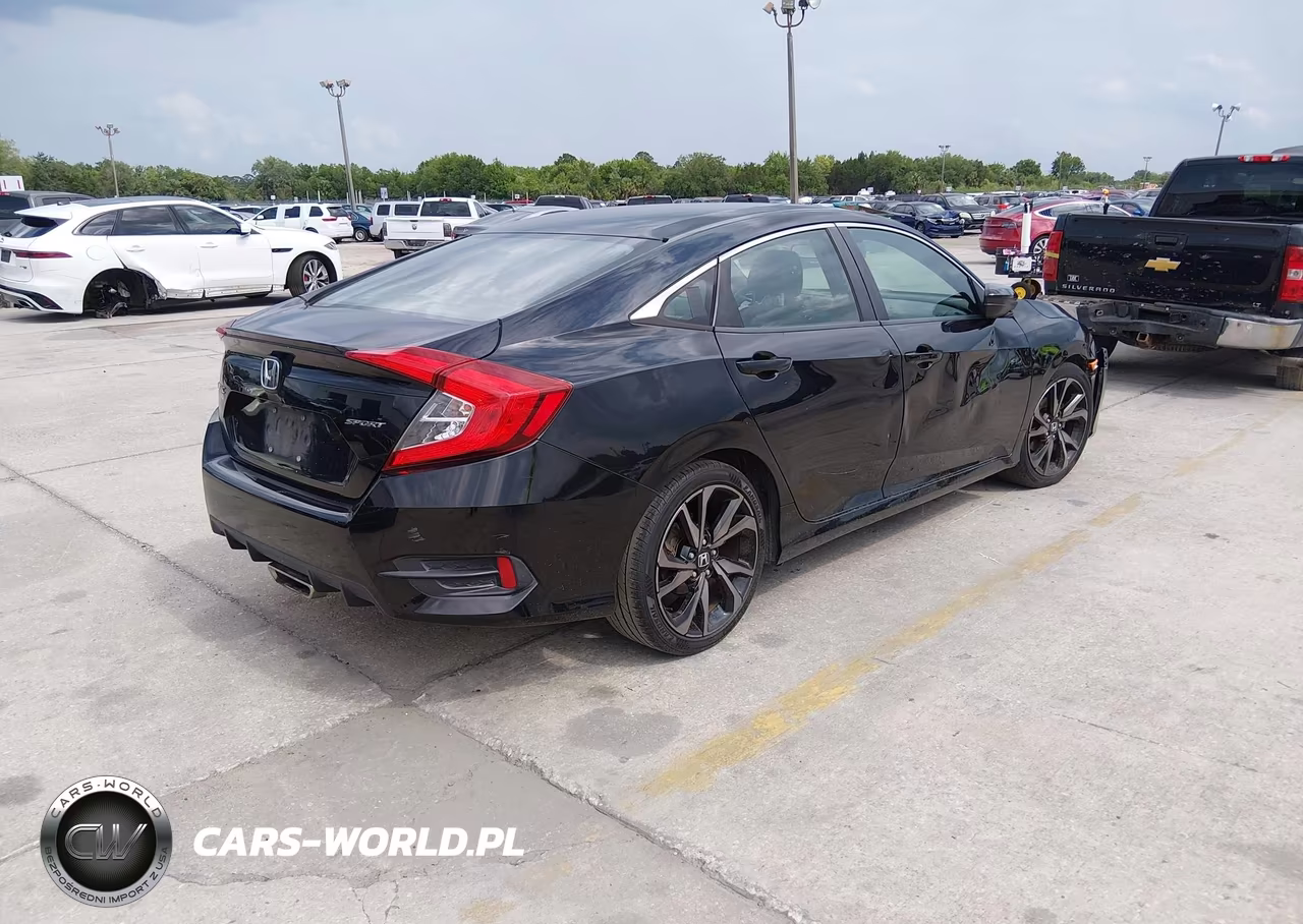 2019 Honda Civic Sport VIN:2HGFC2F89KH572713 - 4