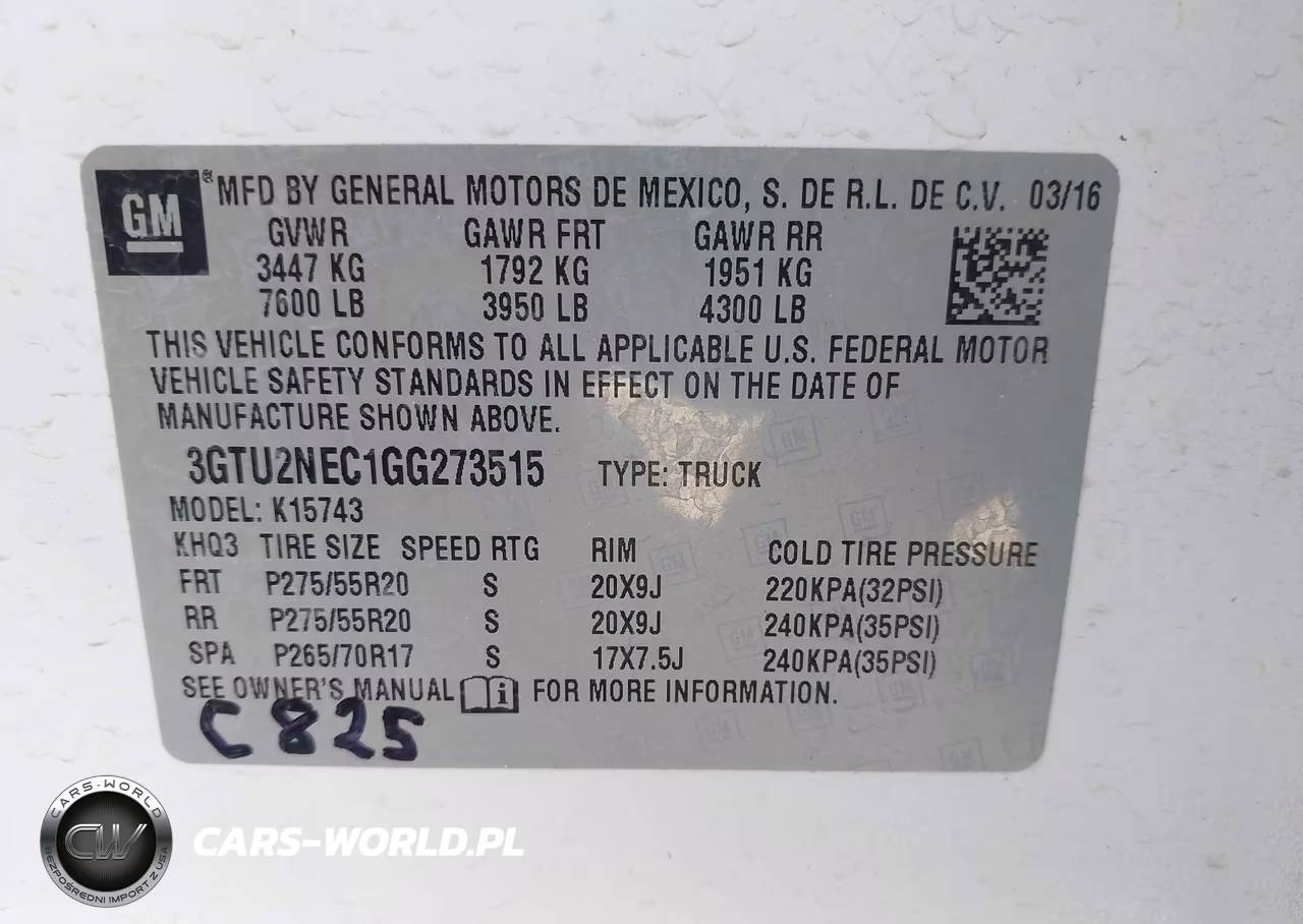 2016 GMC Sierra 1500 Slt VIN:3GTU2NEC1GG273515 - 9