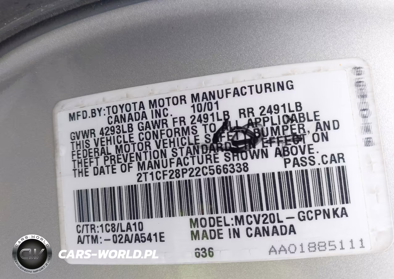 2002 Toyota Camry Solara Sle V6 VIN:2T1CF28P22C566338 - 9