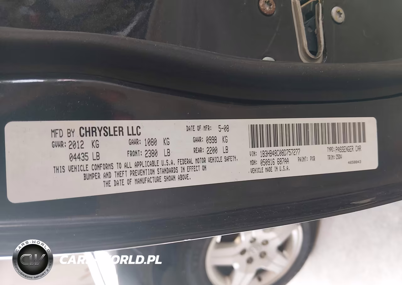 2008 Dodge Caliber Sxt VIN:1B3HB48C08D757277 - 9
