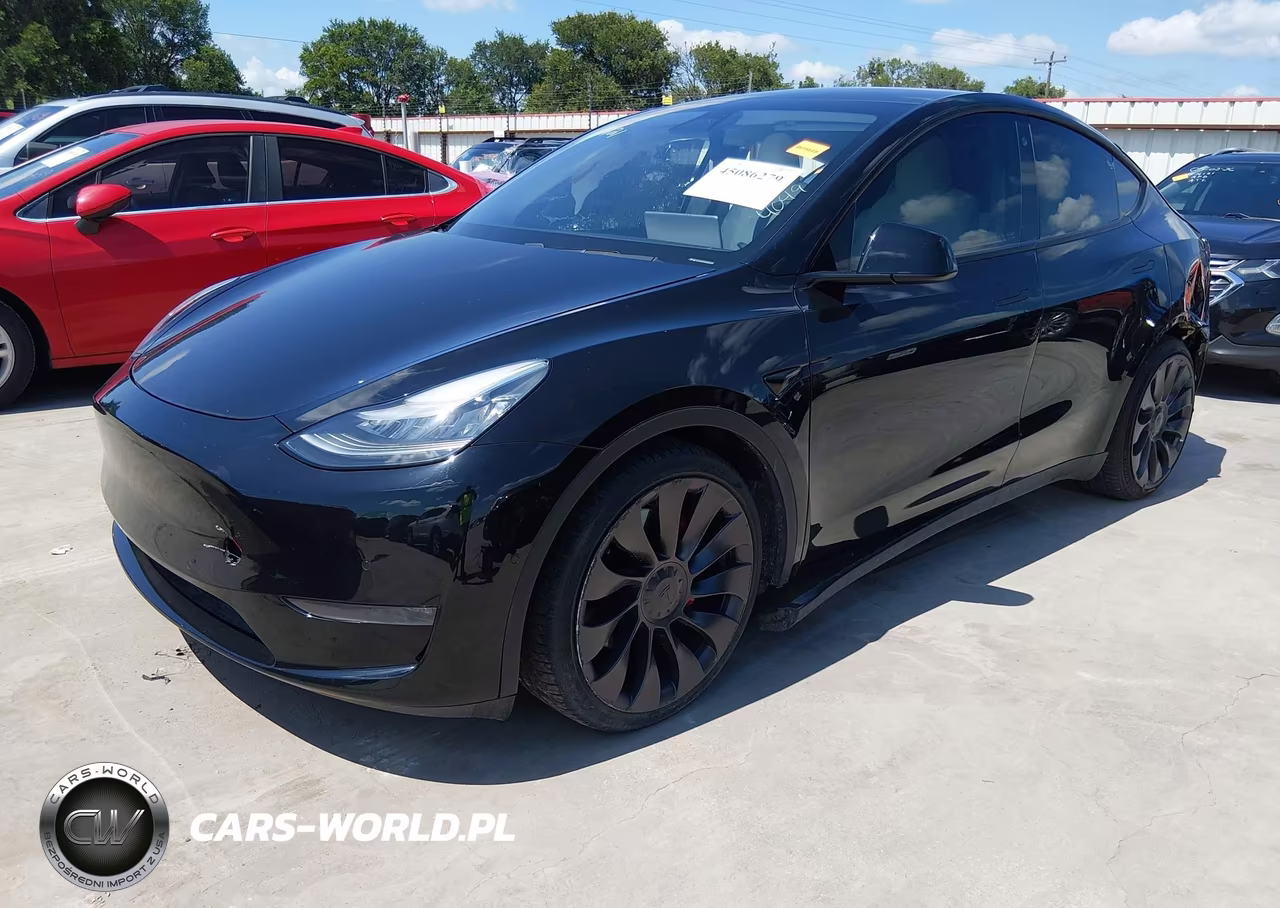 2021 Tesla Model Y Performance Dual Motor All-Wheel Drive VIN:5YJYGDEF5MF084049 - 2