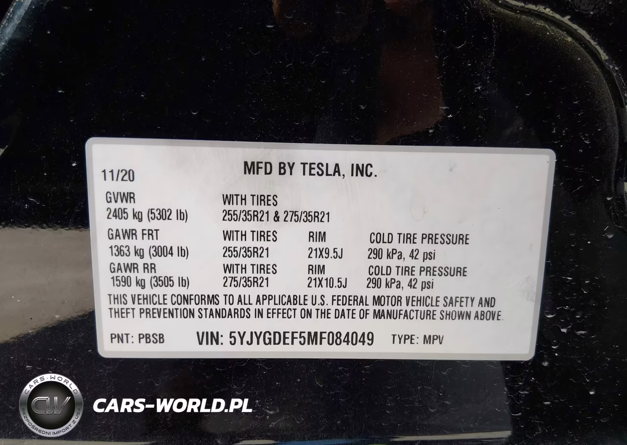 2021 Tesla Model Y Performance Dual Motor All-Wheel Drive VIN:5YJYGDEF5MF084049 - 9