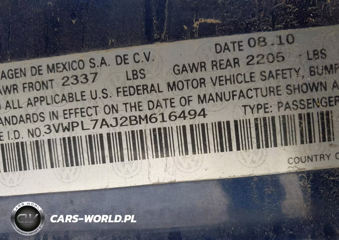 2011 Volkswagen Jetta Sportwagen 2.0L Tdi VIN:3VWPL7AJ2BM616494 - 9