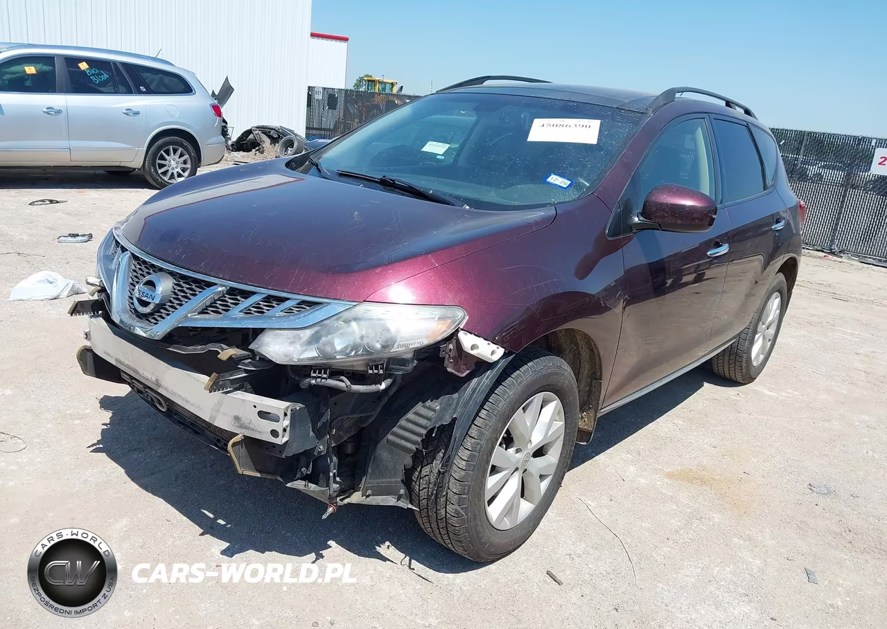 2013 Nissan Murano Sl VIN:JN8AZ1MU5DW201431 - 2