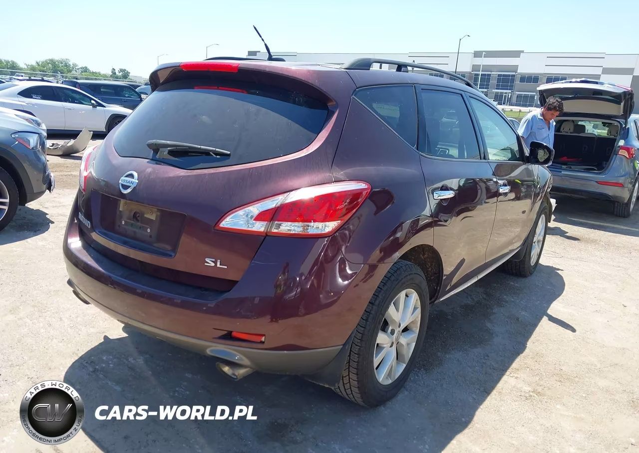 2013 Nissan Murano Sl VIN:JN8AZ1MU5DW201431 - 4