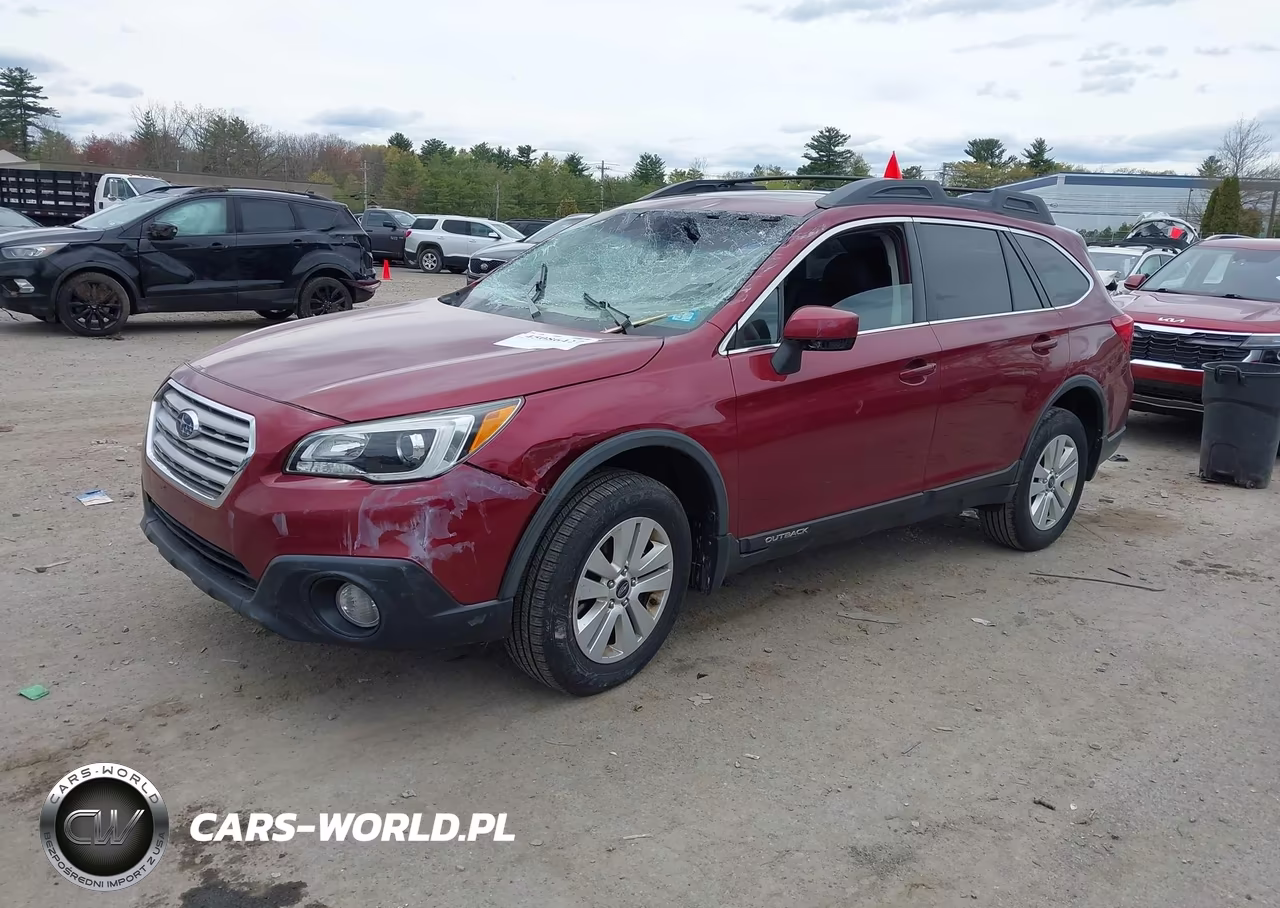 2015 Subaru Outback 2.5I Premium VIN:4S4BSBDC3F3337140 - 2