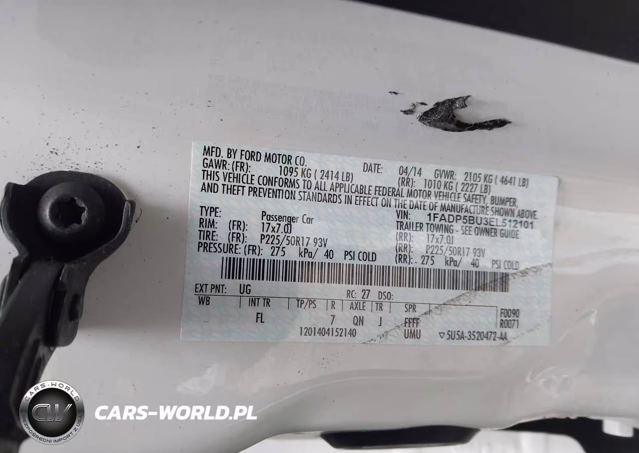 2014 Ford C-Max Hybrid Sel VIN:1FADP5BU3EL512101 - 9