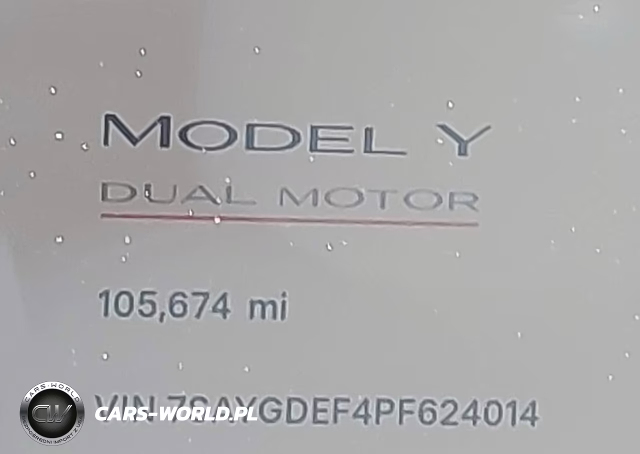2023 Tesla Model Y Performance Dual Motor All-Wheel Drive VIN:7SAYGDEF4PF624014 - 7