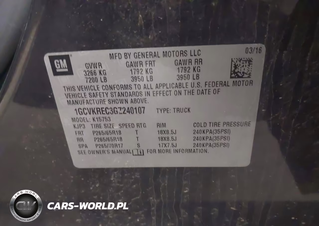 2016 Chevrolet Silverado 1500 1Lt VIN:1GCVKREC3GZ240107 - 9