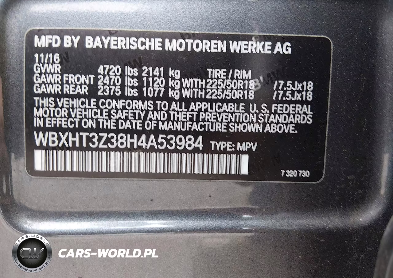 2017 BMW X1 xDrive28I VIN:WBXHT3Z38H4A53984 - 9