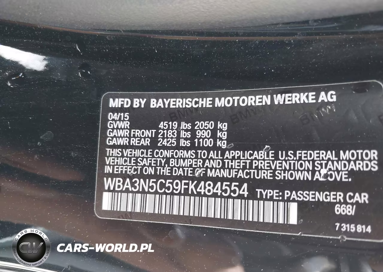 2015 BMW 428I xDrive VIN:WBA3N5C59FK484554 - 9
