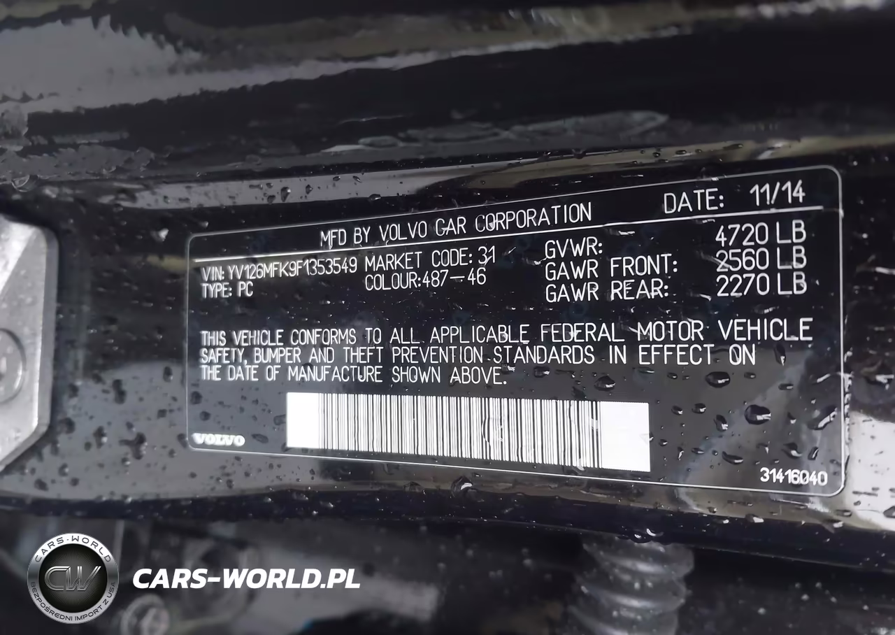 2015 Volvo S60 T5 Premier VIN:YV126MFK9F1353549 - 9