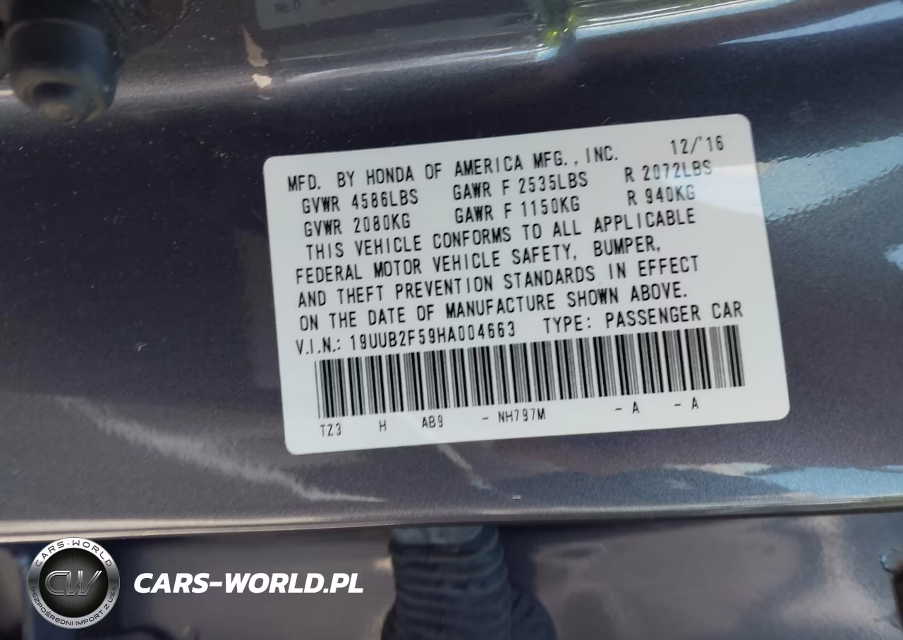 2017 Acura Tlx Technology Package VIN:19UUB2F59HA004663 - 9