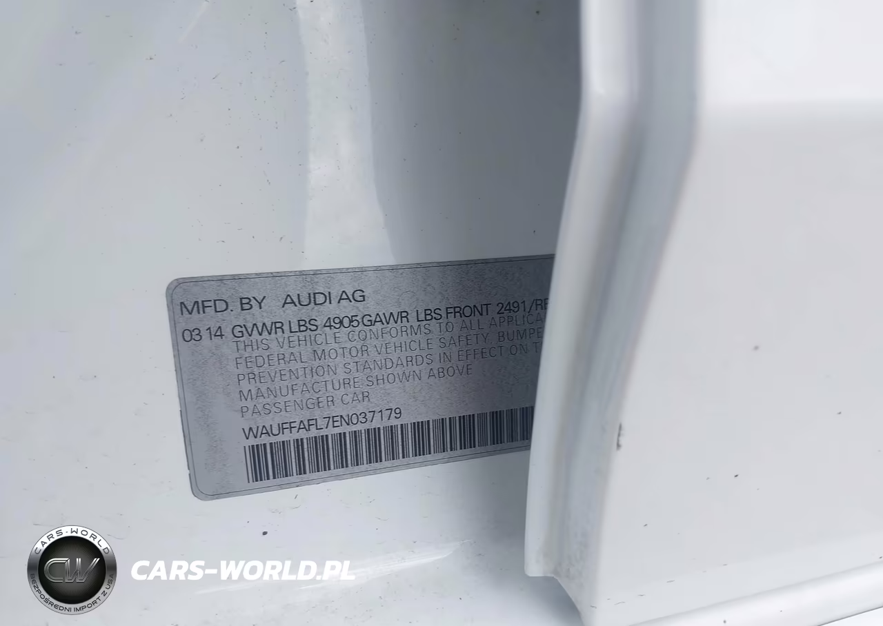 2014 Audi A4 2.0T Premium VIN:WAUFFAFL7EN037179 - 9