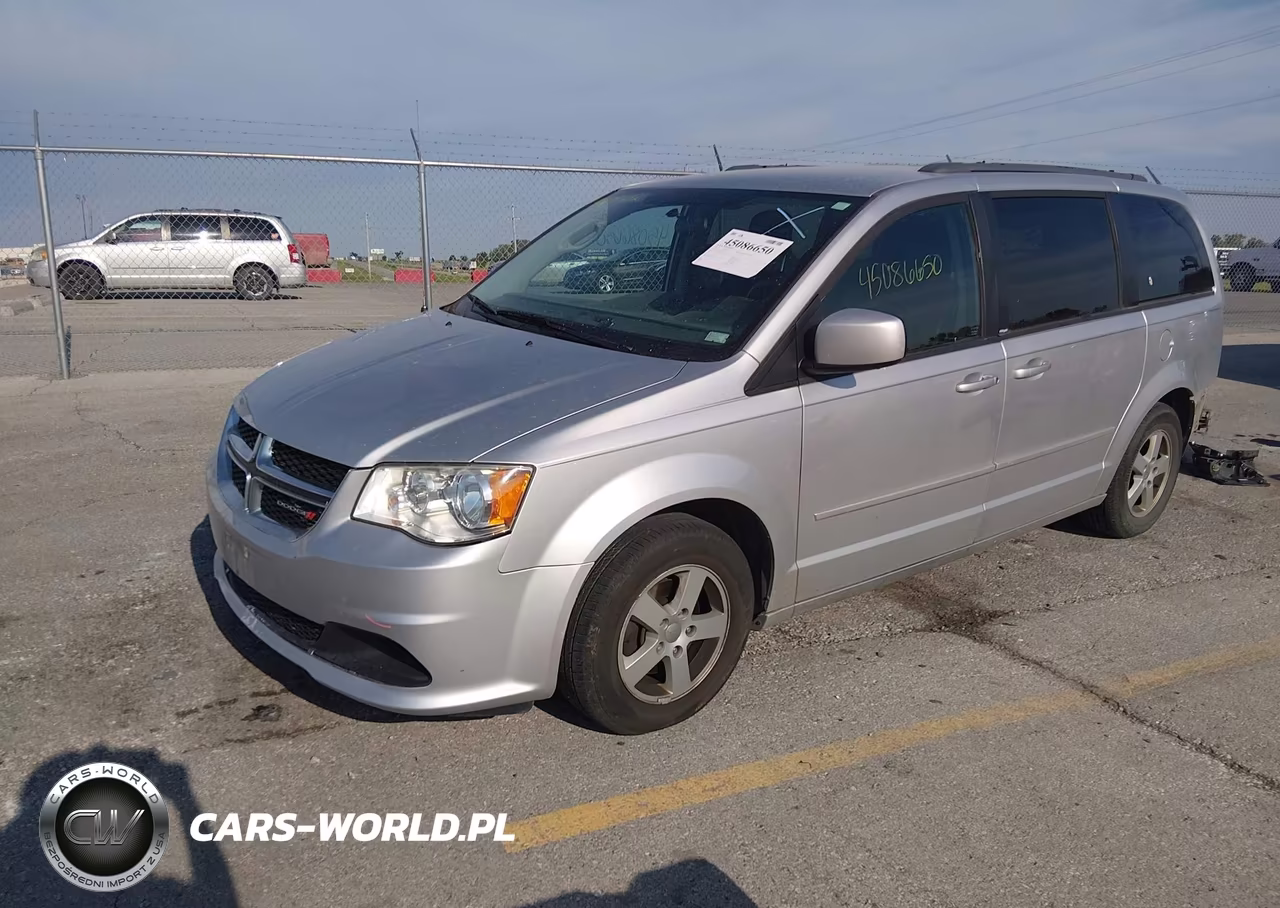 2012 Dodge Grand Caravan Sxt VIN:2C4RDGCG9CR394833 - 2