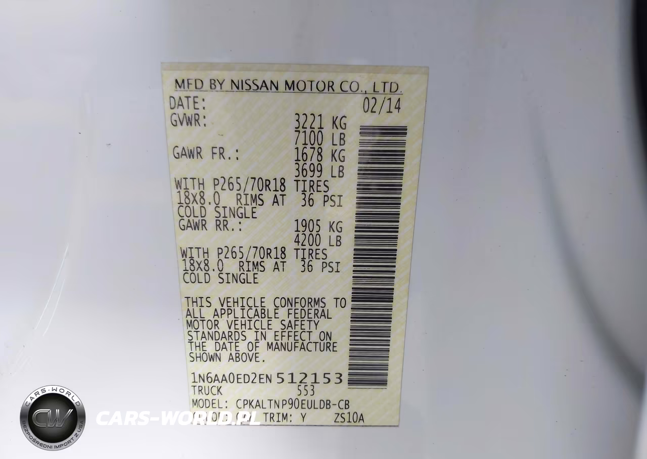 2014 Nissan Titan Sv VIN:1N6AA0ED2EN512153 - 9