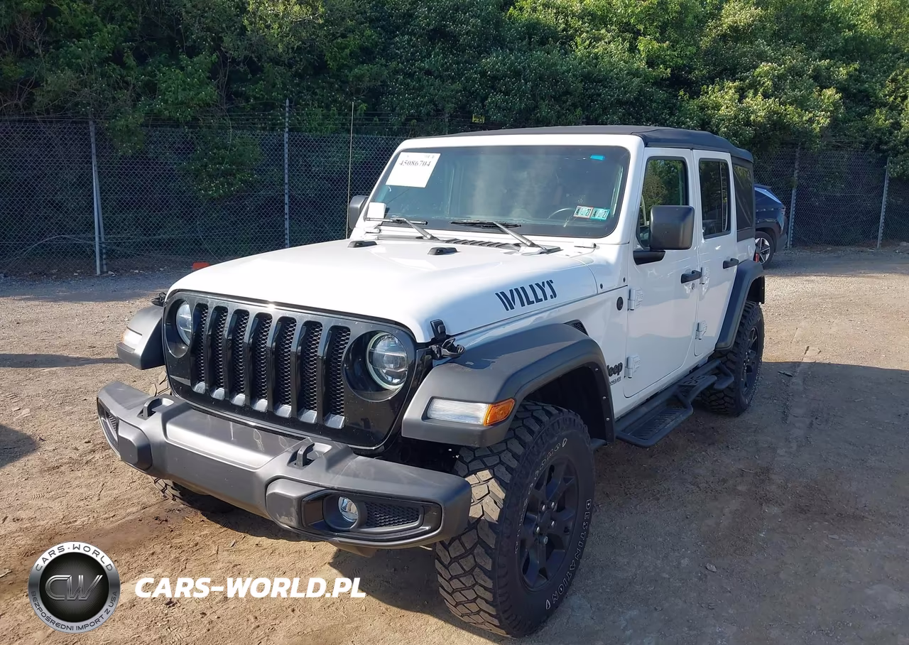 2021 Jeep Wrangler Unlimited Willys 4X4 VIN:1C4HJXDN4MW681619 - 2
