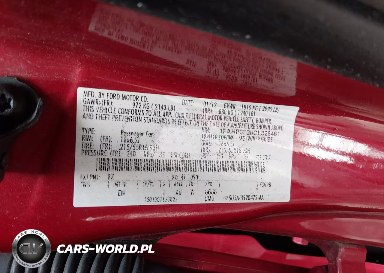 2012 Ford Focus Se VIN:1FAHP3F26CL328461 - 9