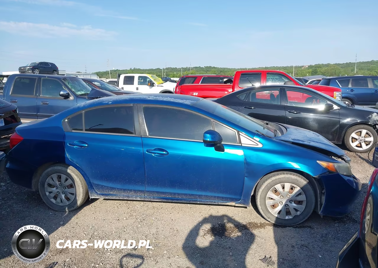 2012 Honda Civic Lx VIN:2HGFB2F51CH501578 - 12
