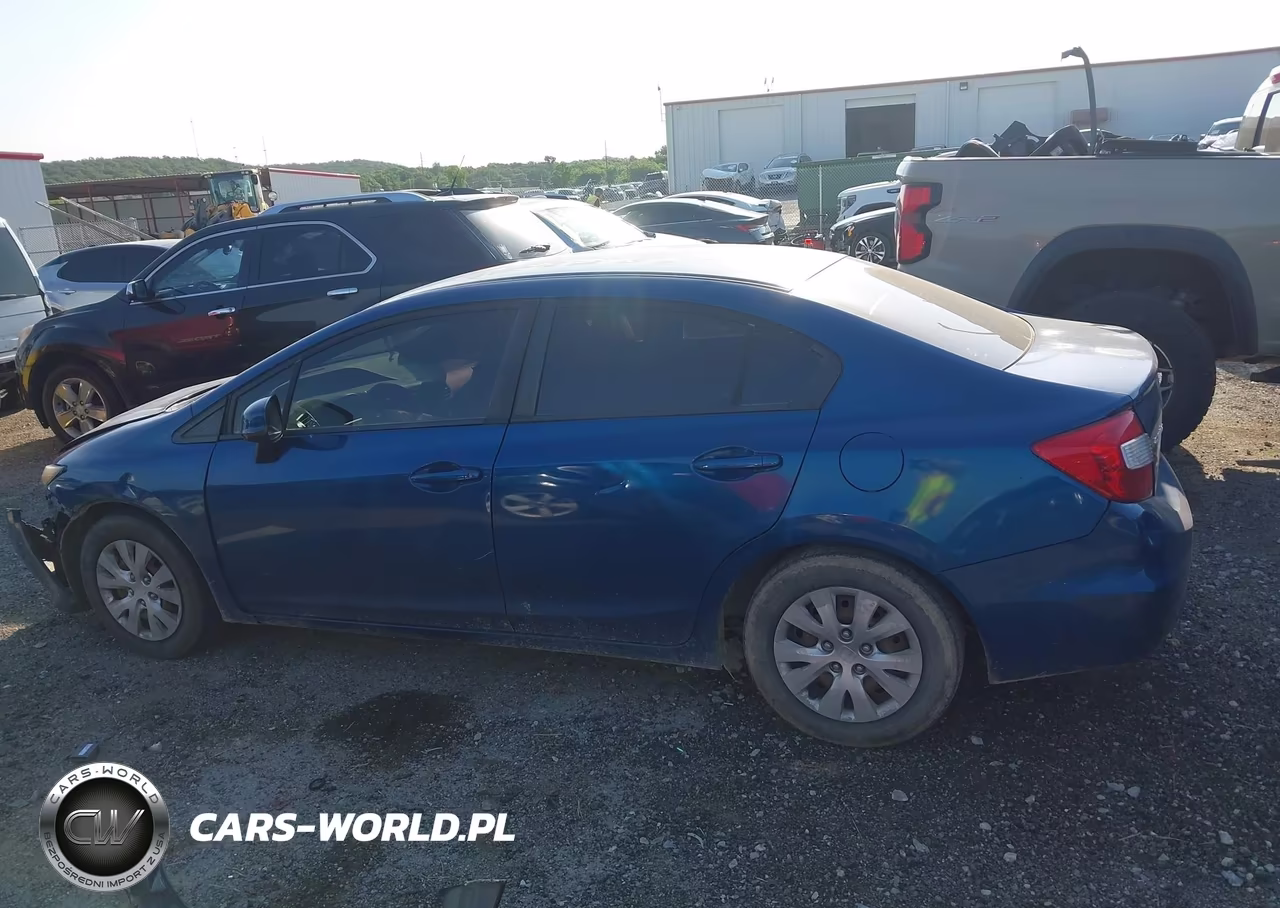 2012 Honda Civic Lx VIN:2HGFB2F51CH501578 - 13