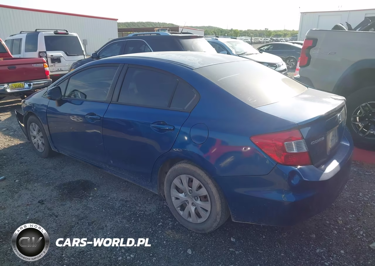 2012 Honda Civic Lx VIN:2HGFB2F51CH501578 - 3