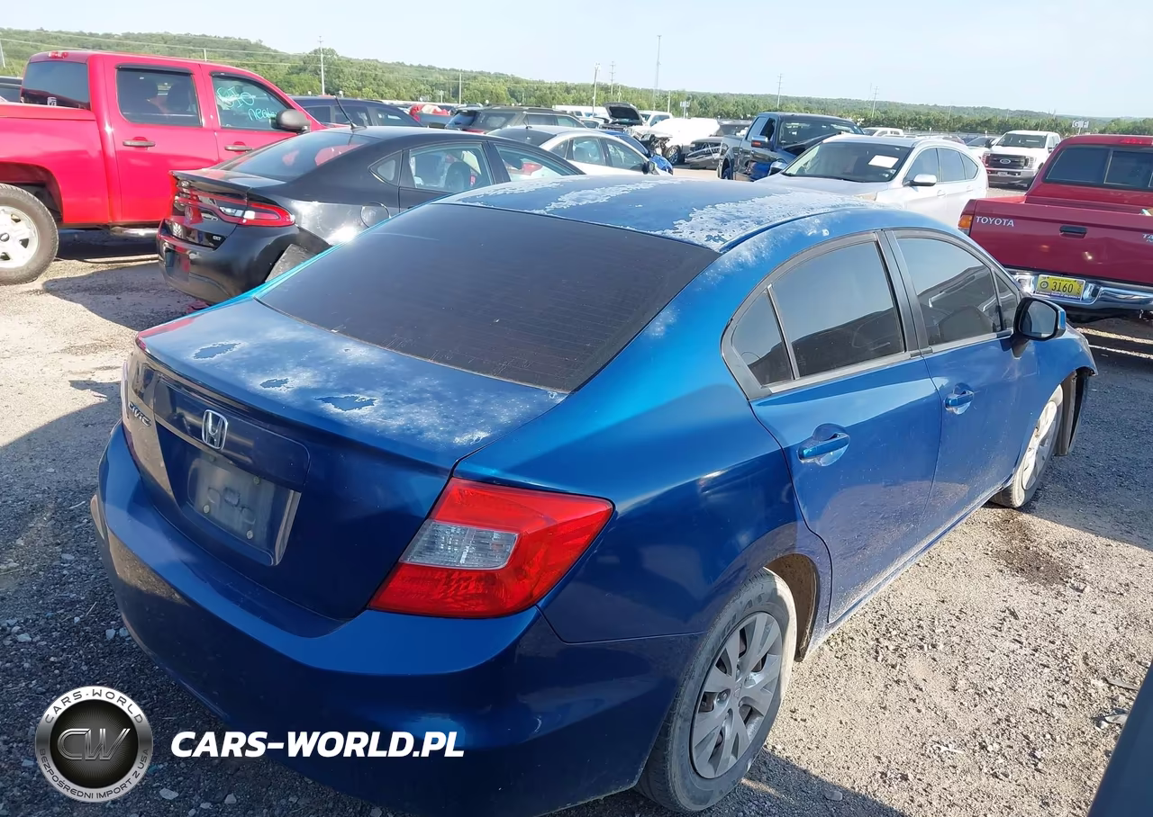 2012 Honda Civic Lx VIN:2HGFB2F51CH501578 - 4