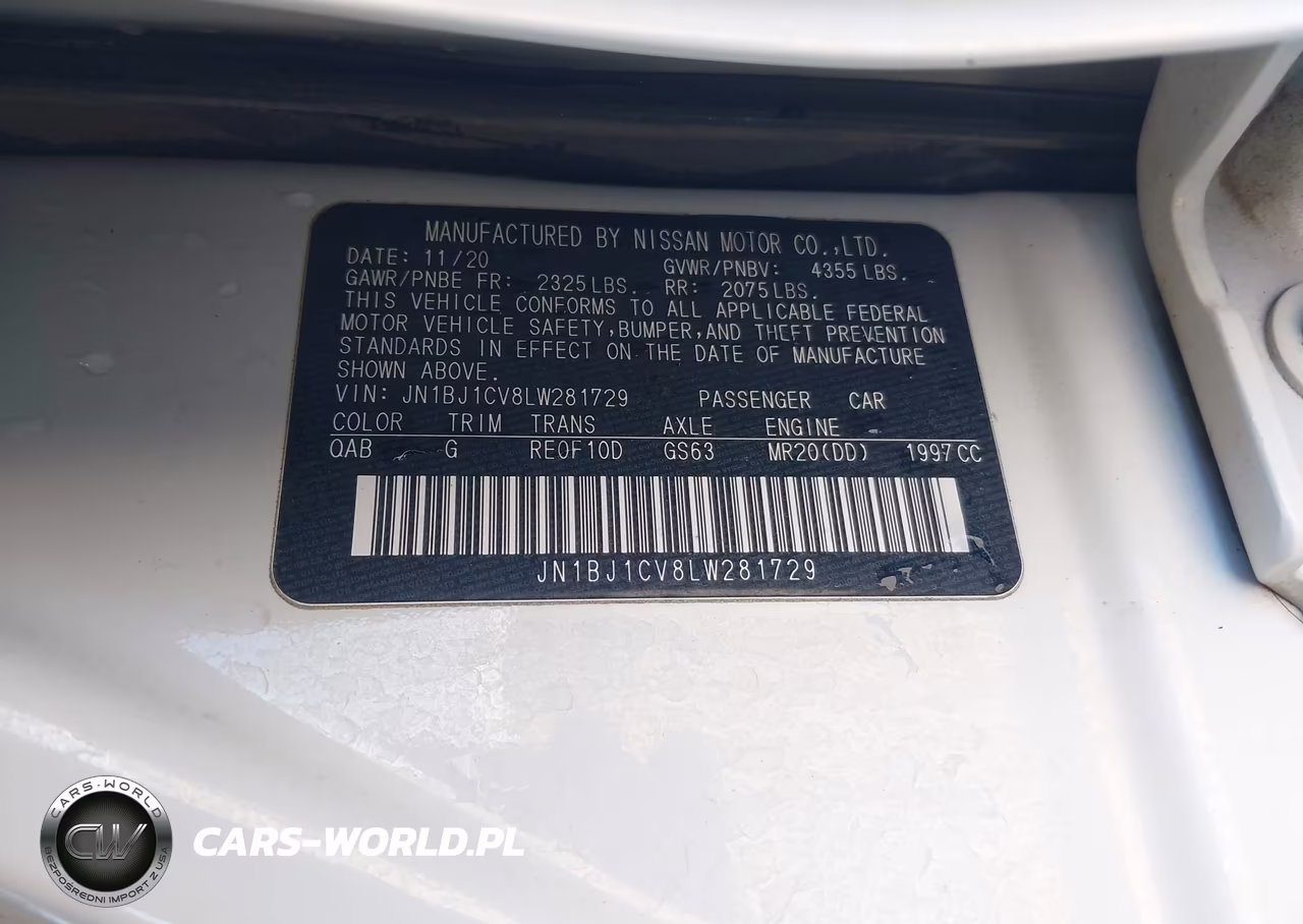 2020 Nissan Rogue Sport Sv Fwd Xtronic Cvt VIN:JN1BJ1CV8LW281729 - 9