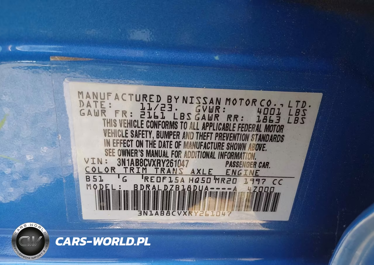 2024 Nissan Sentra Sv Xtronic Cvt VIN:3N1AB8CVXRY261047 - 9