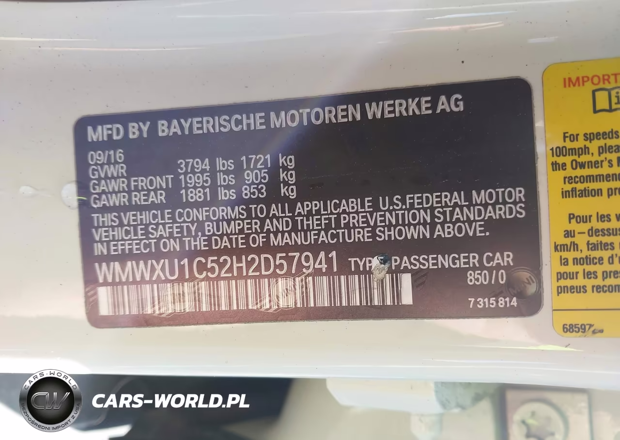 2017 Mini Hardtop Cooper VIN:WMWXU1C52H2D57941 - 9