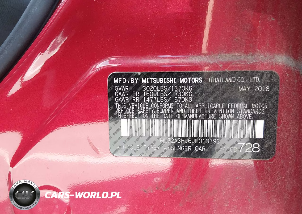 2018 Mitsubishi Mirage Es VIN:ML32A3HJ6JH013393 - 9