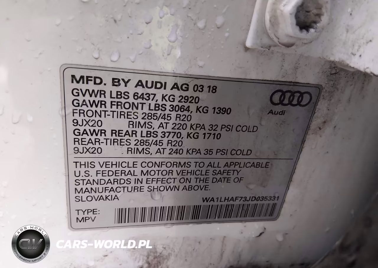 2018 Audi Q7 2.0T Premium VIN:WA1LHAF73JD035331 - 9