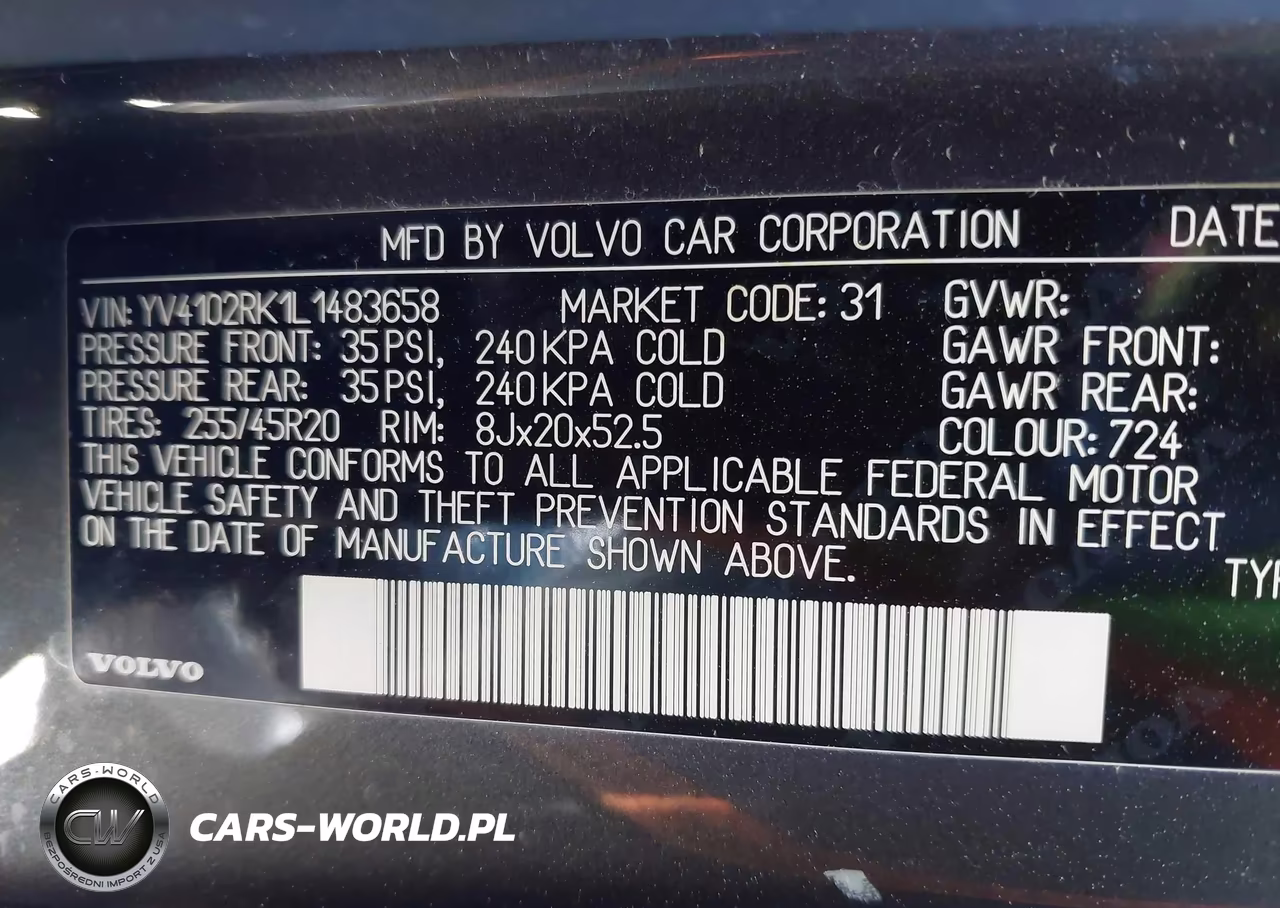 2020 Volvo Xc60 T5 Momentum VIN:YV4102RK1L1483658 - 9