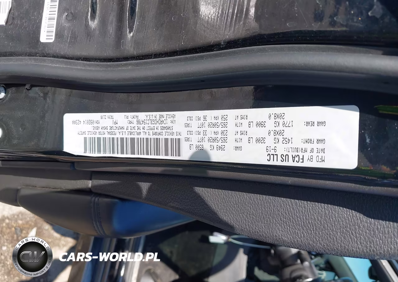 2020 Dodge Durango Gt Plus Rwd VIN:1C4RDHDG3LC154786 - 9
