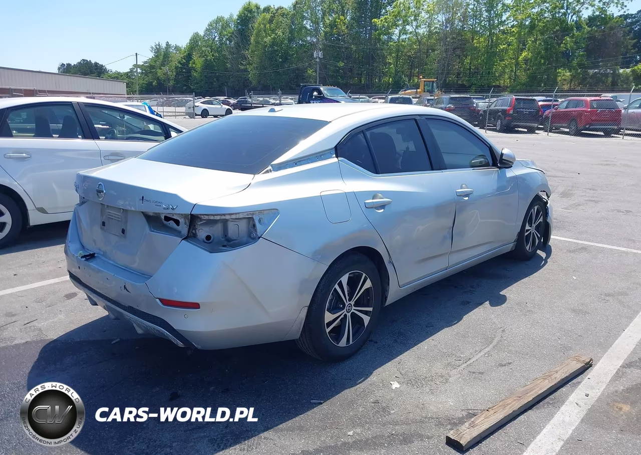 2020 Nissan Sentra Sv Xtronic Cvt VIN:3N1AB8CV0LY234317 - 4