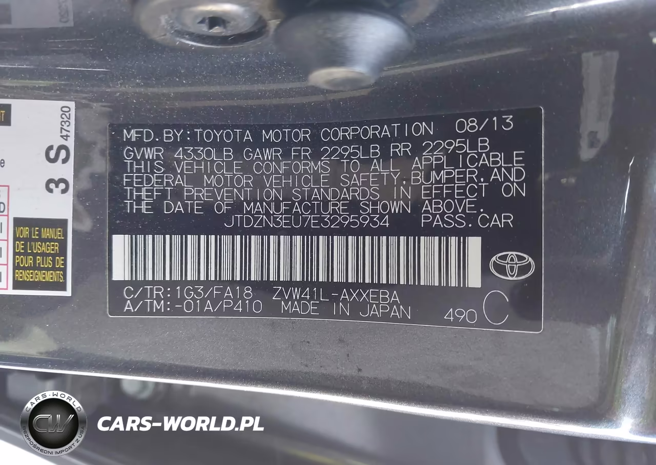 2014 Toyota Prius V Two VIN:JTDZN3EU7E3295934 - 9