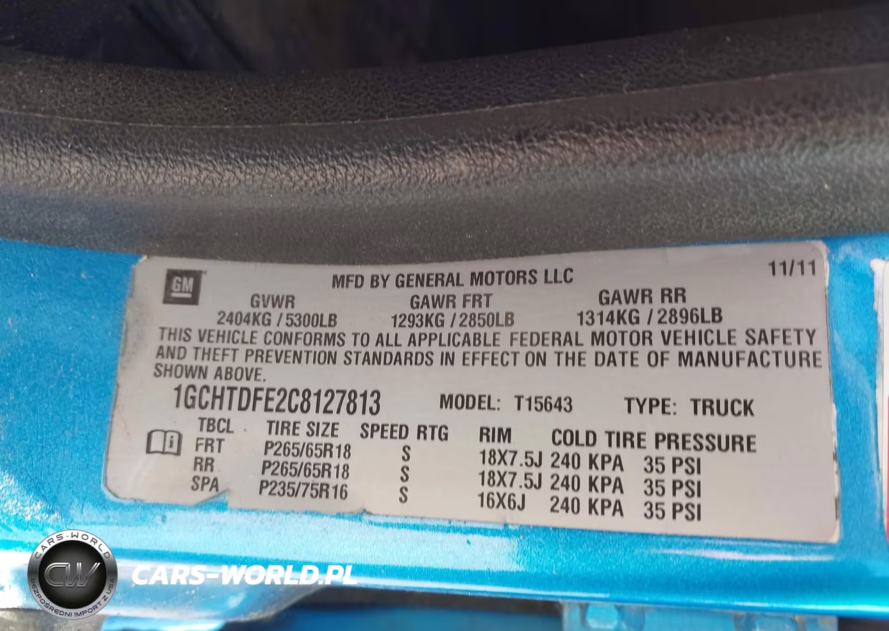 2012 Chevrolet Colorado 2Lt VIN:1GCHTDFE2C8127813 - 9