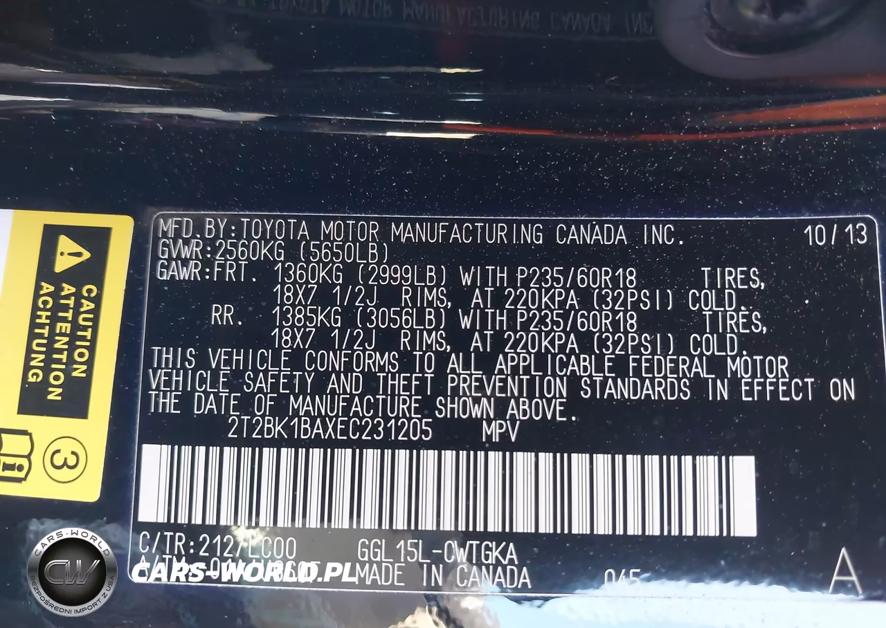 2014 Lexus Rx 350 VIN:2T2BK1BAXEC231205 - 9