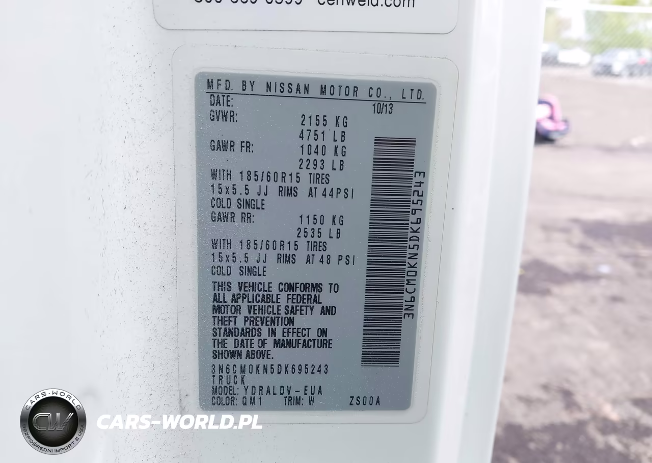 2013 Nissan Nv200 S VIN:3N6CM0KN5DK695243 - 9