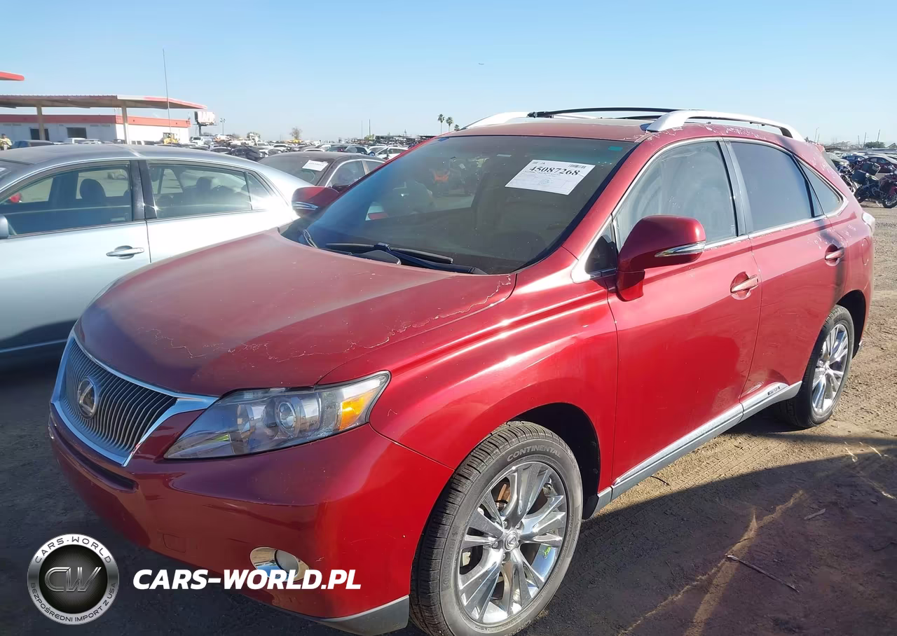 2012 Lexus Rx 450H VIN:JTJBC1BA5C2425165 - 2