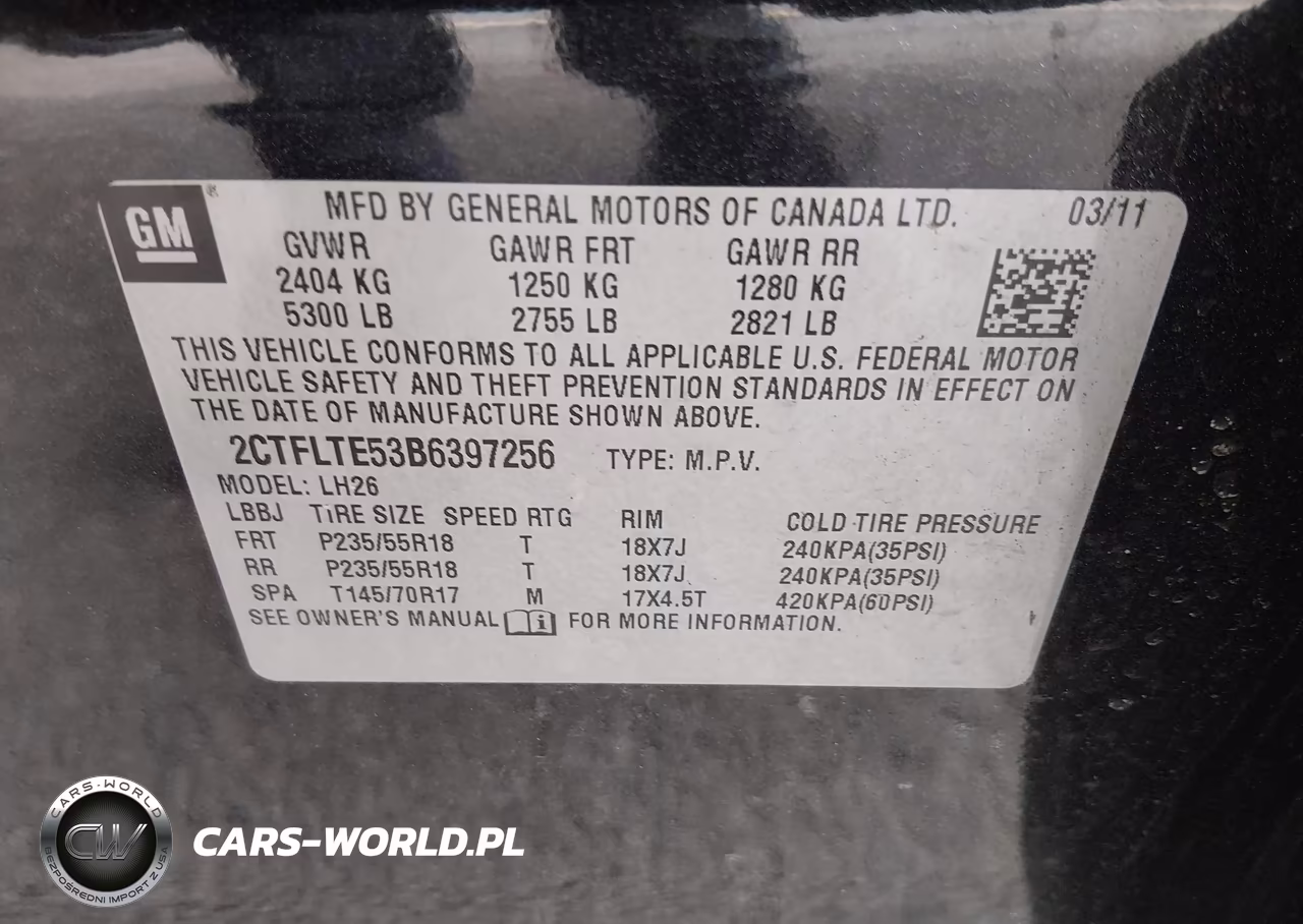 2011 GMC Terrain Sle-2 VIN:2CTFLTE53B6397256 - 9