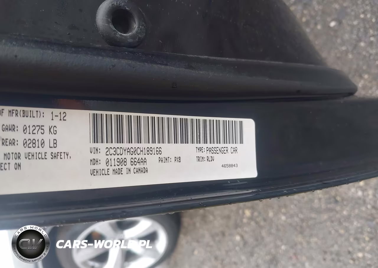 2012 Dodge Challenger Sxt VIN:2C3CDYAG0CH189166 - 9