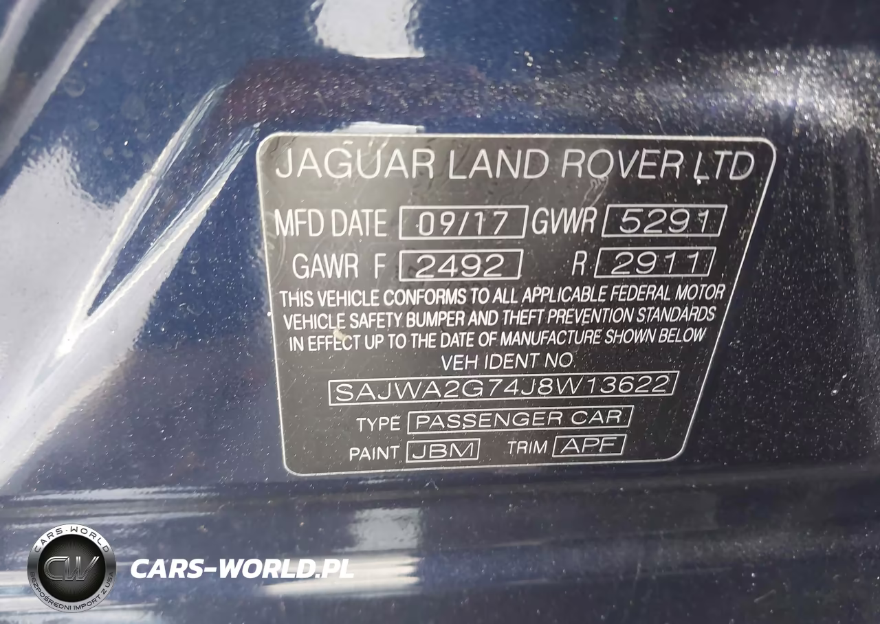 2018 Jaguar Xj Xjl Portfolio VIN:SAJWA2G74J8W13622 - 9