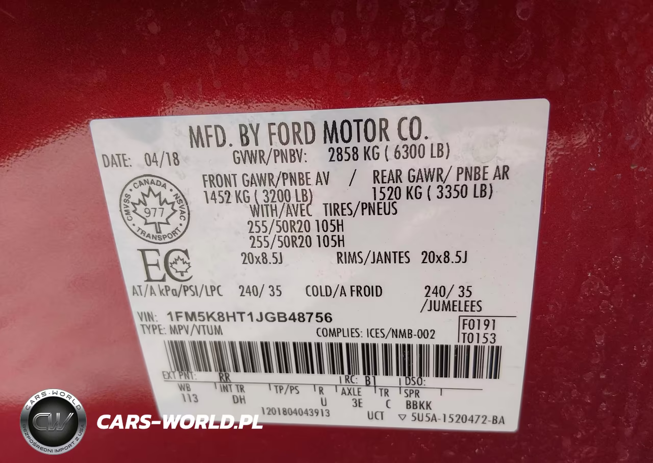 2018 Ford Explorer Platinum VIN:1FM5K8HT1JGB48756 - 9